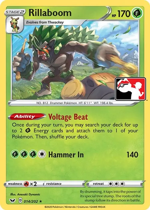 Rillaboom - 014/072 card art