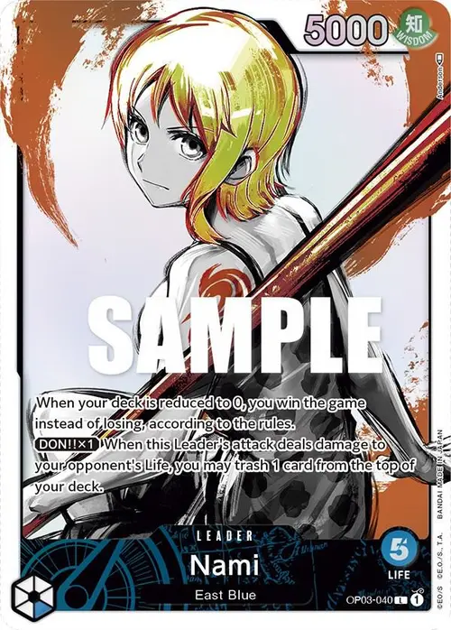 Nami (040) (Alternate Art) card art