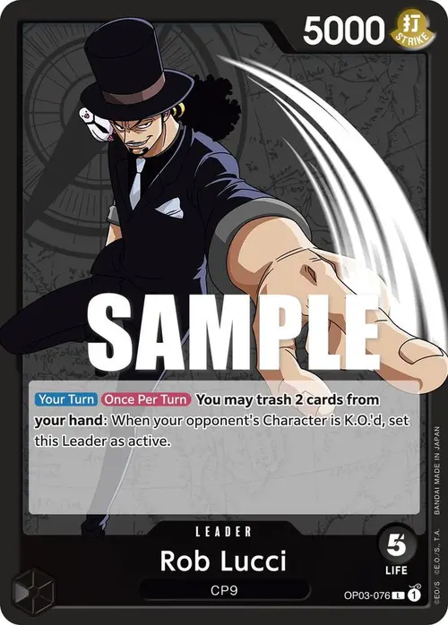 Rob Lucci (076) card art