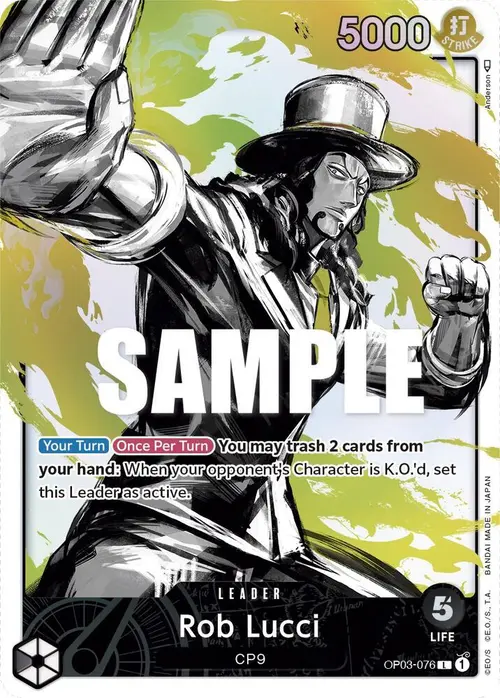 Rob Lucci (076) (Alternate Art) card art