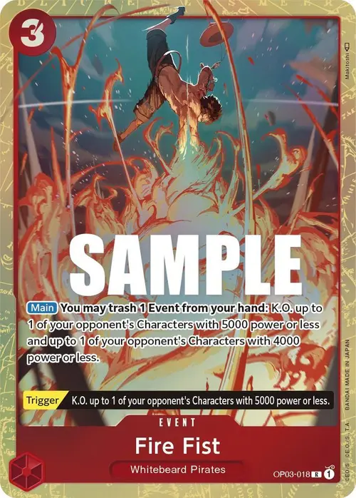 Fire Fist (Alternate Art) card art