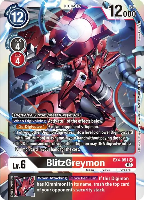 BlitzGreymon card art