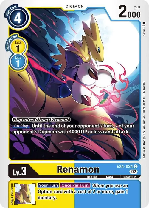 Renamon card art