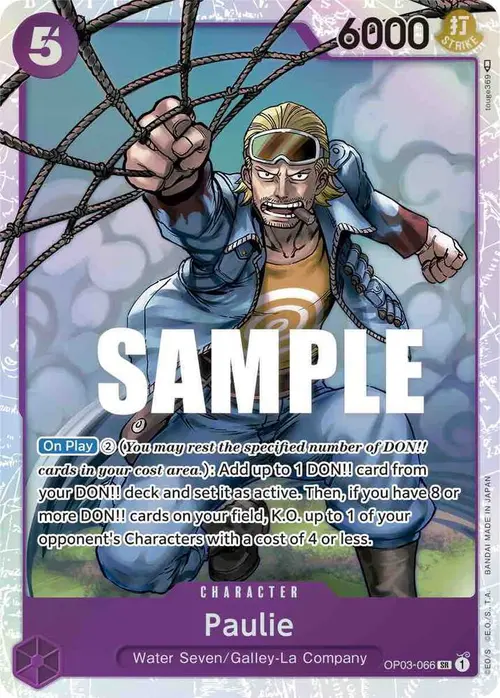 Paulie card art