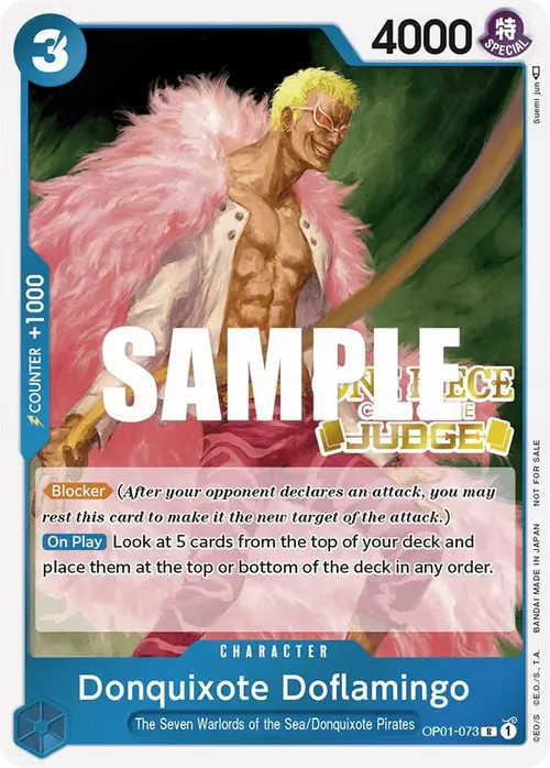 Donquixote Doflamingo (Judge) card art