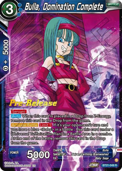 Bulla, Domination Complete card art
