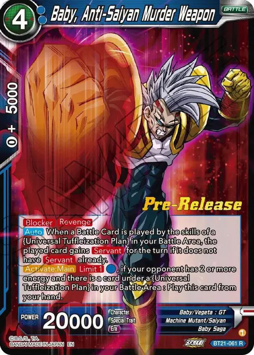 Baby, Anti-Saiyan Murder Weapon card art