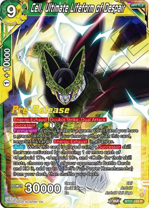 Cell, Ultimate Lifeform of Despair card art