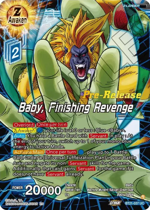 Baby, Finishing Revenge card art