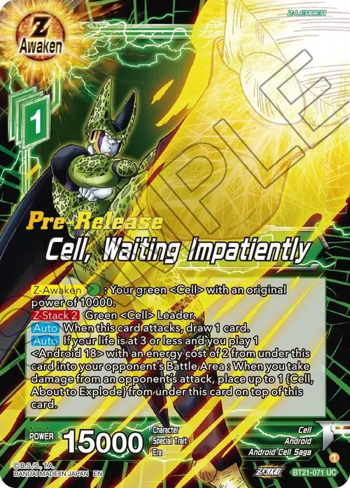 Cell, Waiting Impatiently card art