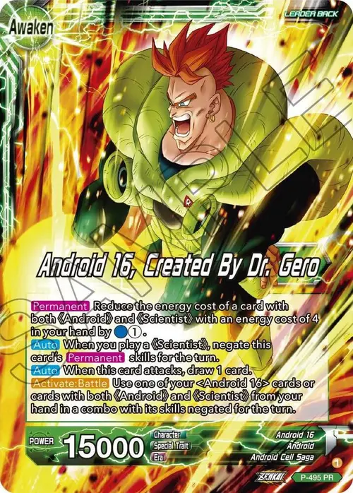 Android 16 // Android 16, Created By Dr. Gero card art