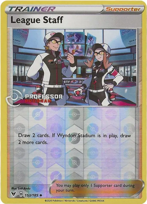 League Staff card art