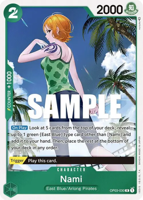 Nami (030) card art