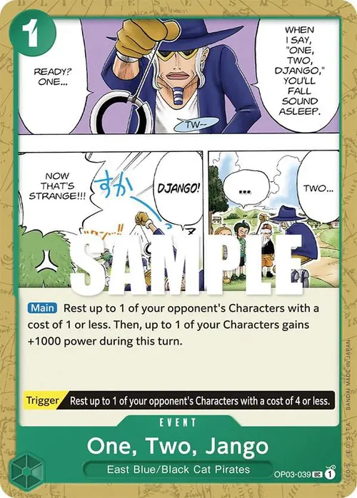 One, Two, Jango card art