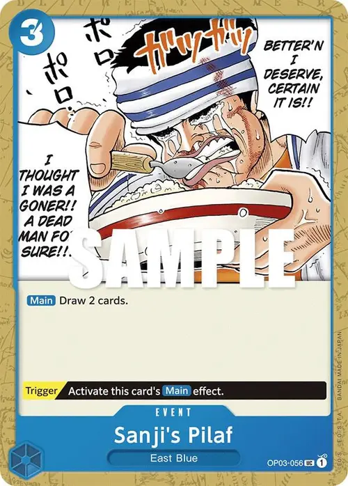 Sanji's Pilaf card art
