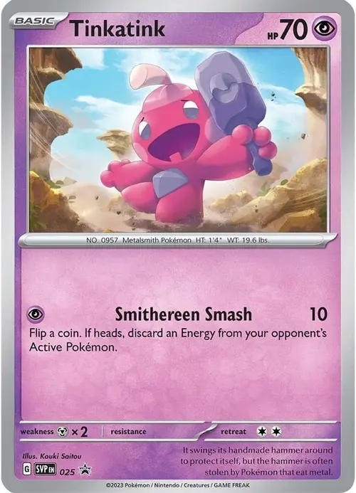 Tinkatink - 025 (Cosmo Holofoil) card art