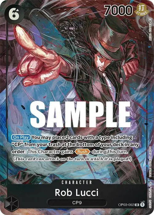 Rob Lucci (092) (Alternate Art) card art