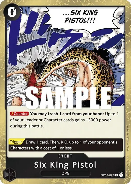 Six King Pistol card art
