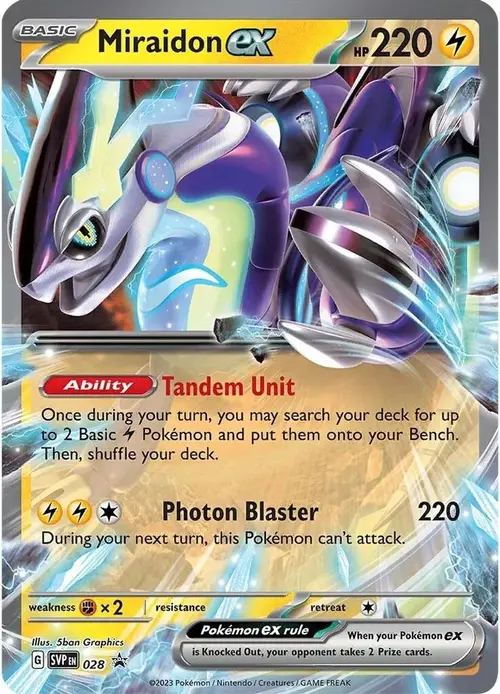 Miraidon ex - 028 card art