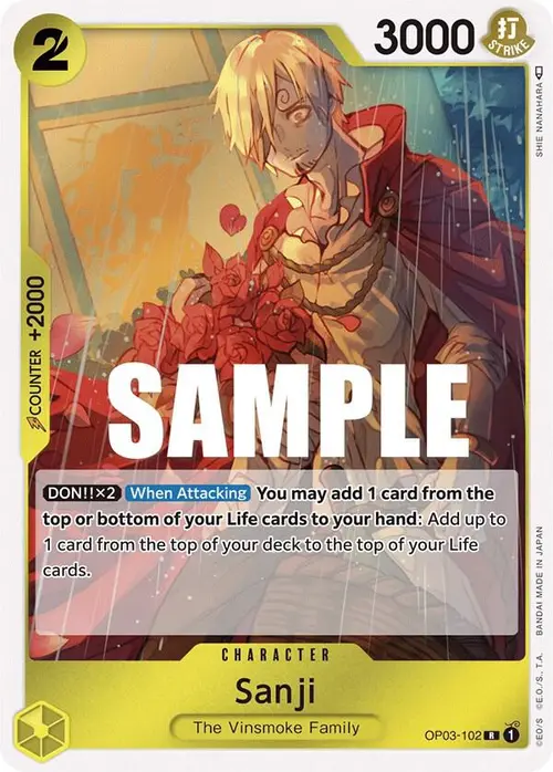 Sanji card art
