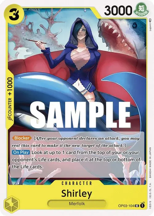 Shirley card art