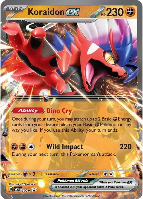Koraidon ex - 029 card art