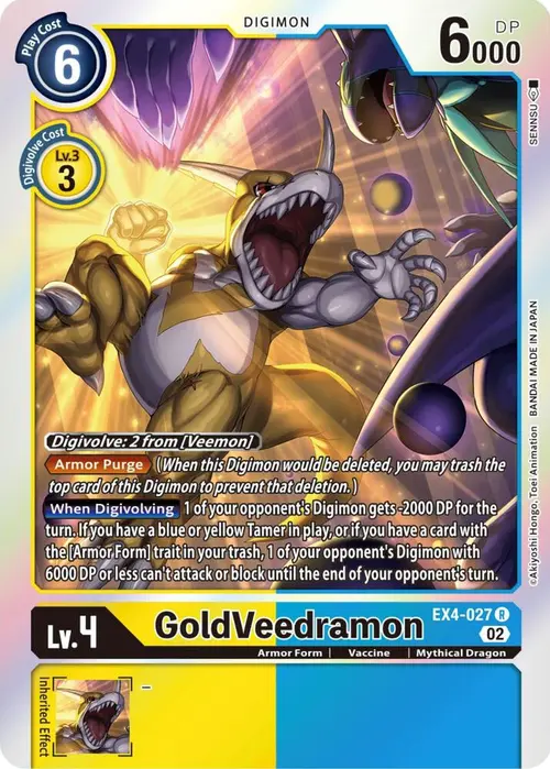 GoldVeedramon card art