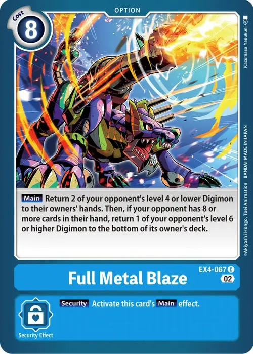 Full Metal Blaze card art
