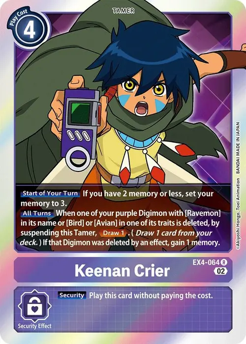 Keenan Crier card art