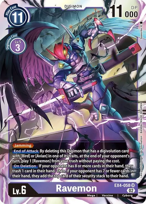 Ravemon card art