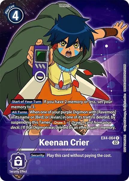Keenan Crier (Alternate Art) card art