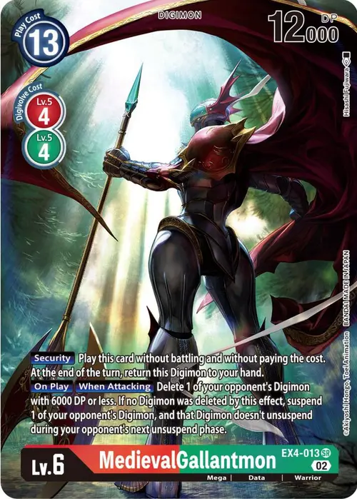 MedievalGallantmon (Alternate Art) card art