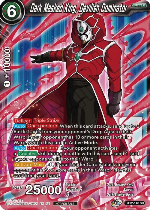 Dark Masked King, Devilish Dominator (Championship Selection Pack 2023 Vol.2) (Silver Foil) card art