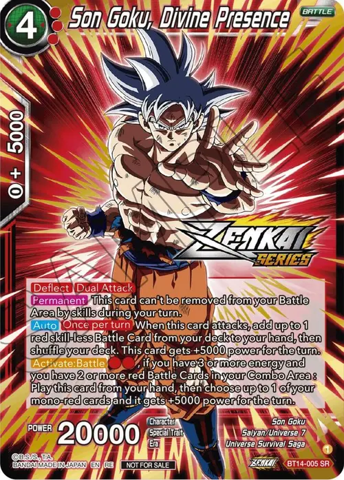Son Goku, Divine Presence (Event Pack 12) card art
