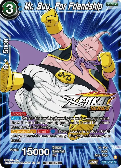 Mr. Buu, For Friendship (Event Pack 12) card art