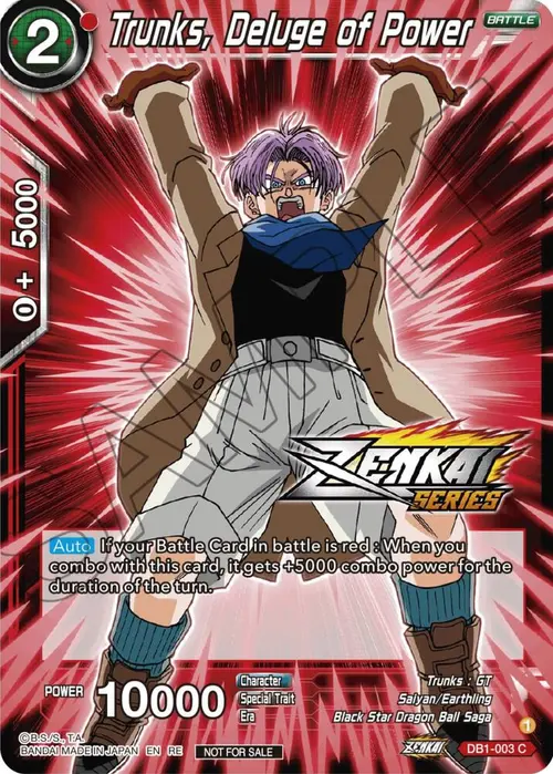 Trunks, Deluge of Power (Event Pack 12) card art