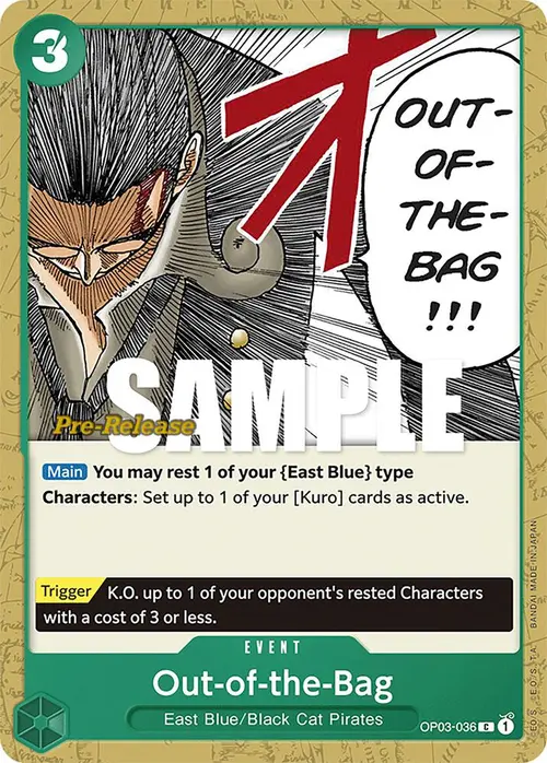 Out-of-the-Bag card art