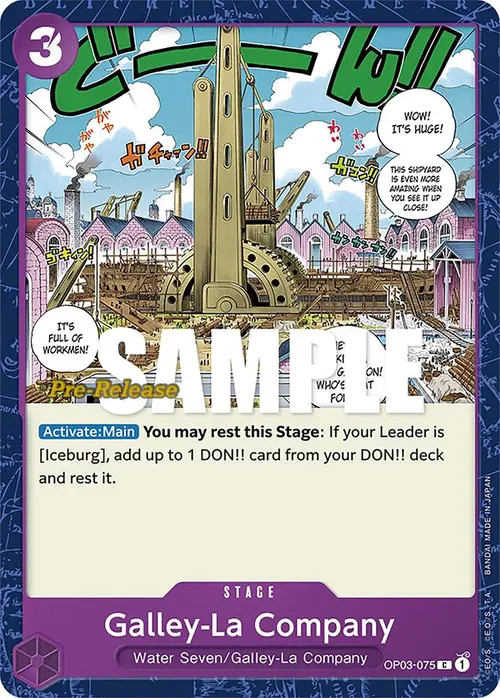 Galley-La Company card art