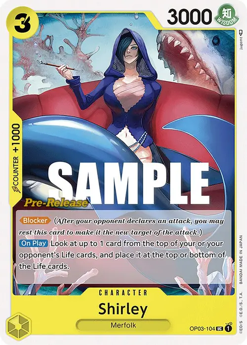 Shirley card art