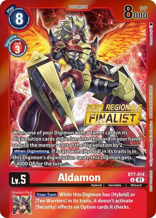 Aldamon (2023 Regionals Finalist) card art