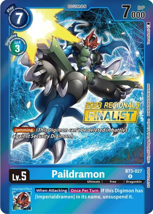 Paildramon (2023 Regionals Finalist) card art