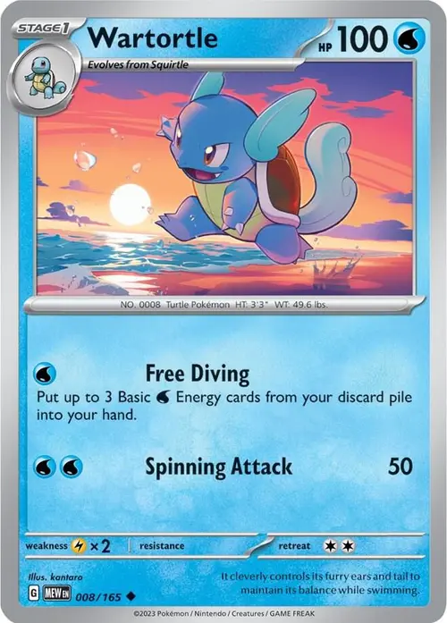 Wartortle card art