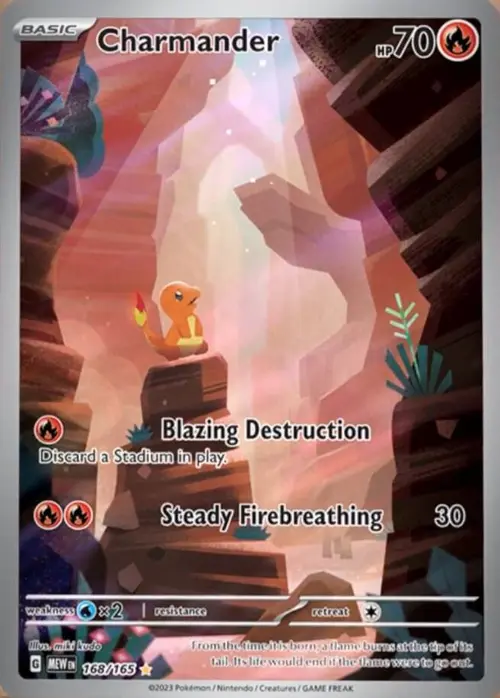 Charmander card art