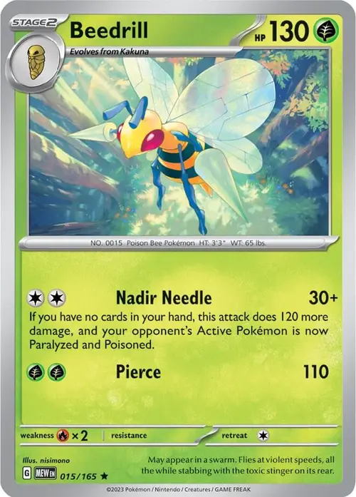 Beedrill card art