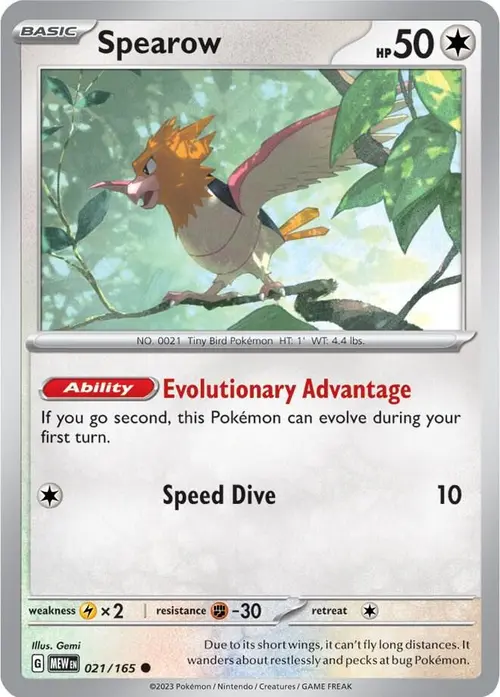 Spearow card art