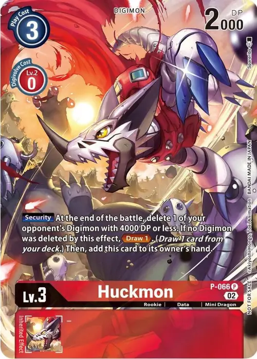 Huckmon - P-066 (Official Tournament Pack Vol.10) card art