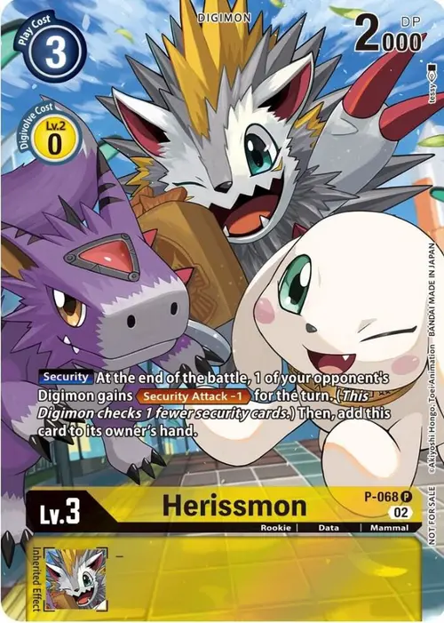 Herissmon - P-068 (Official Tournament Pack Vol.10) card art