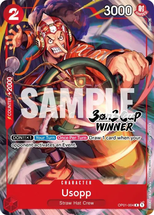 Usopp (3-on-3 Cup) [Winner] card art