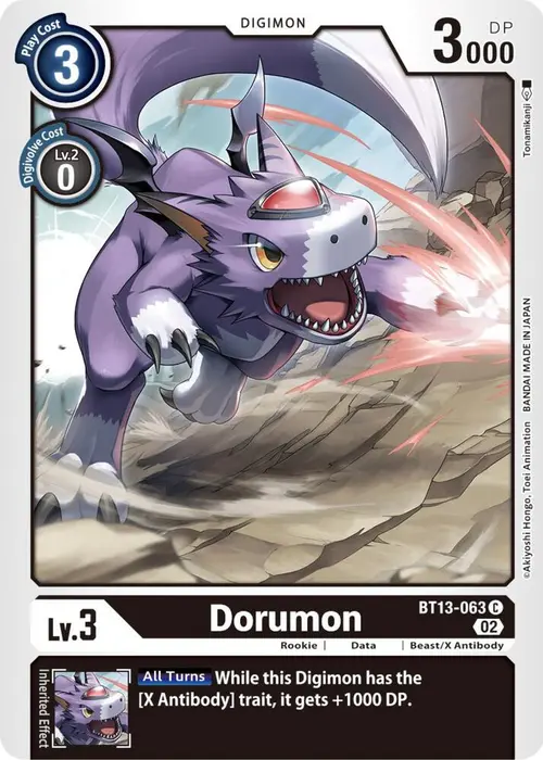 Dorumon card art