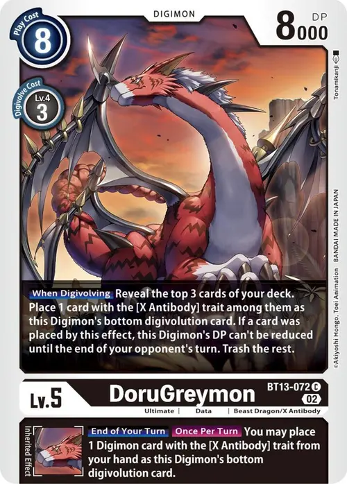 DoruGreymon card art